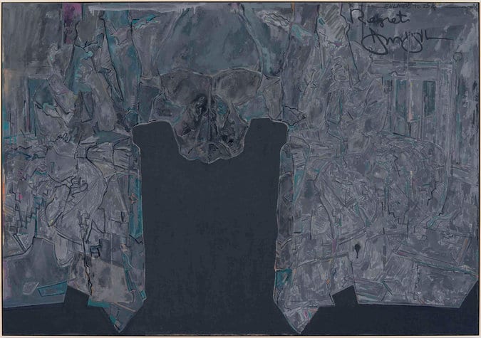 Jasper Johns, Regrets (2013), oil on canvas.