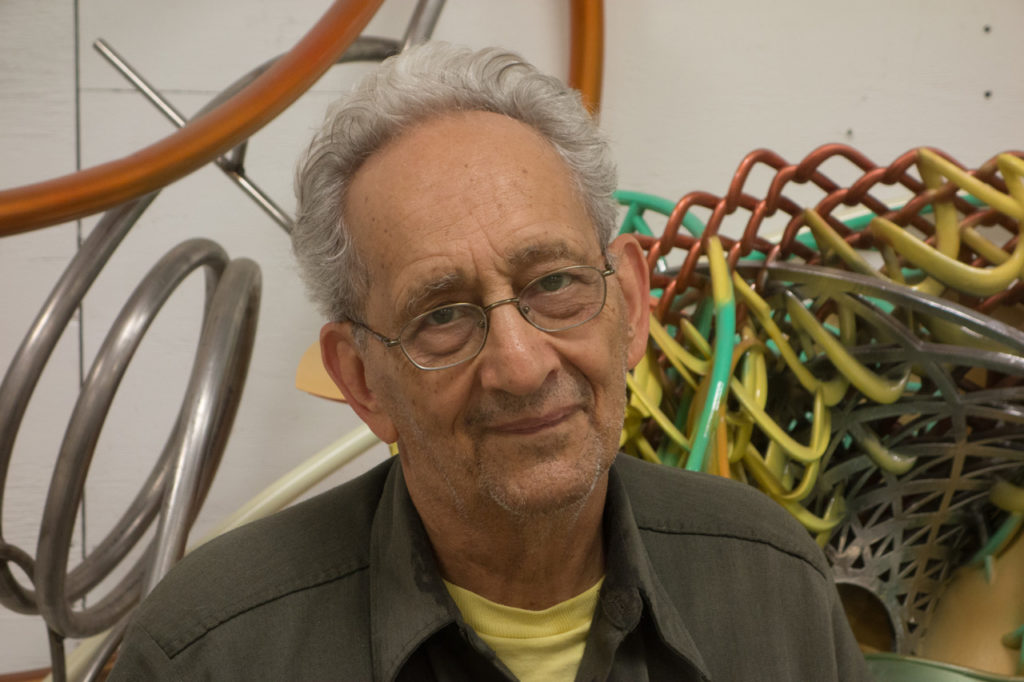 Frank Stella in his Red Hook, NY studio, June 23, 2015 - Photo by Jason Edward Kaufman